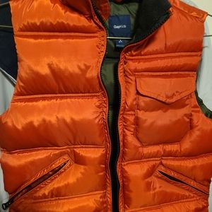 Gap Kids fleece lined puffer vest EUC